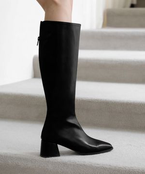 르베라 스퀘어 롱부츠 (5cm)