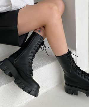 하이드 레이스업 워커 (6cm)