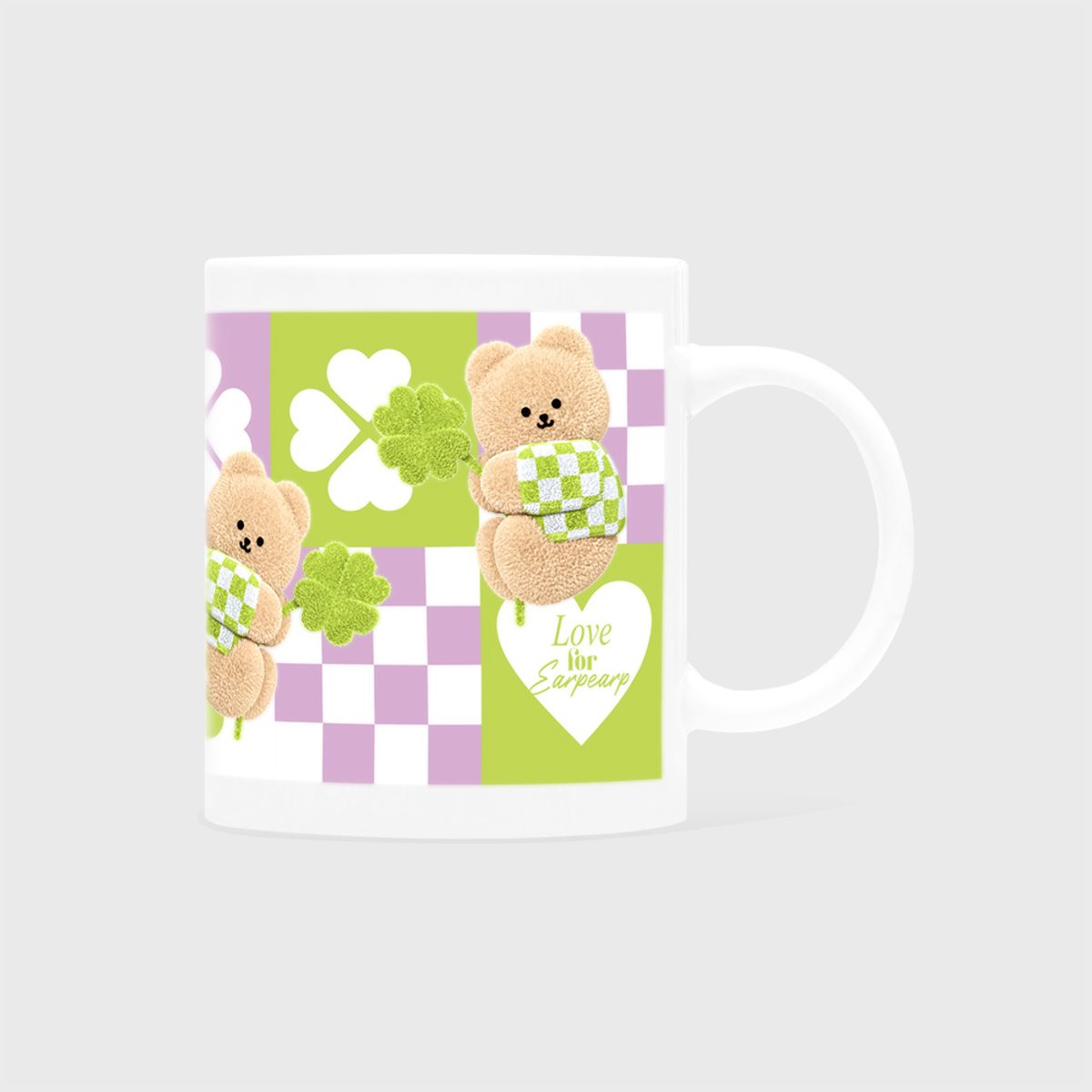 어프어프(EARPEARP) CLOVER COVY PATTERN(머그컵)