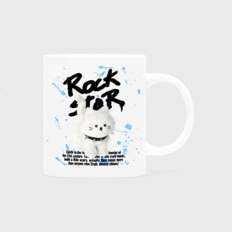 ROCKSTAR CHICHI-WHITE(머그컵)