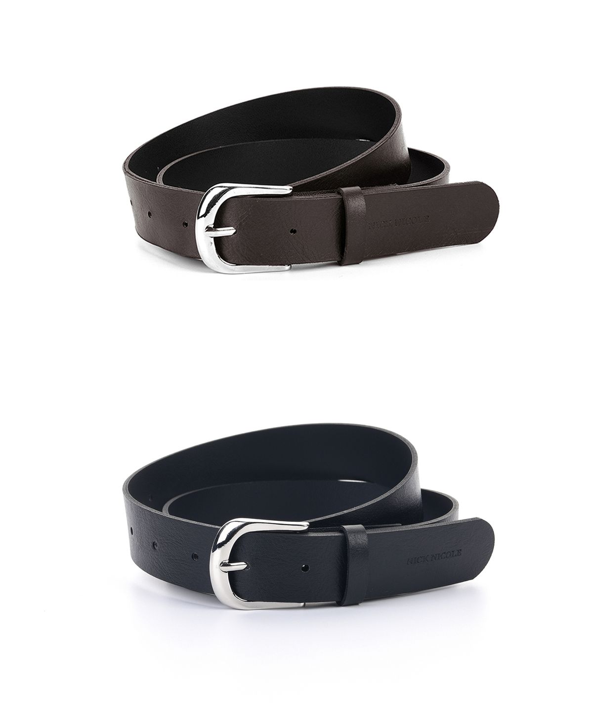 닉앤니콜(NICK&NICOLE) NICOLE BASIC LEATHER BELT_2 COLORS