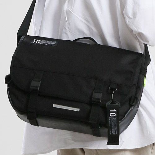 ★22-23FW新作★PEEPS★newest magnetic messenger bag MUSINSA | PEEPS newest magnetic messenger bag(black)