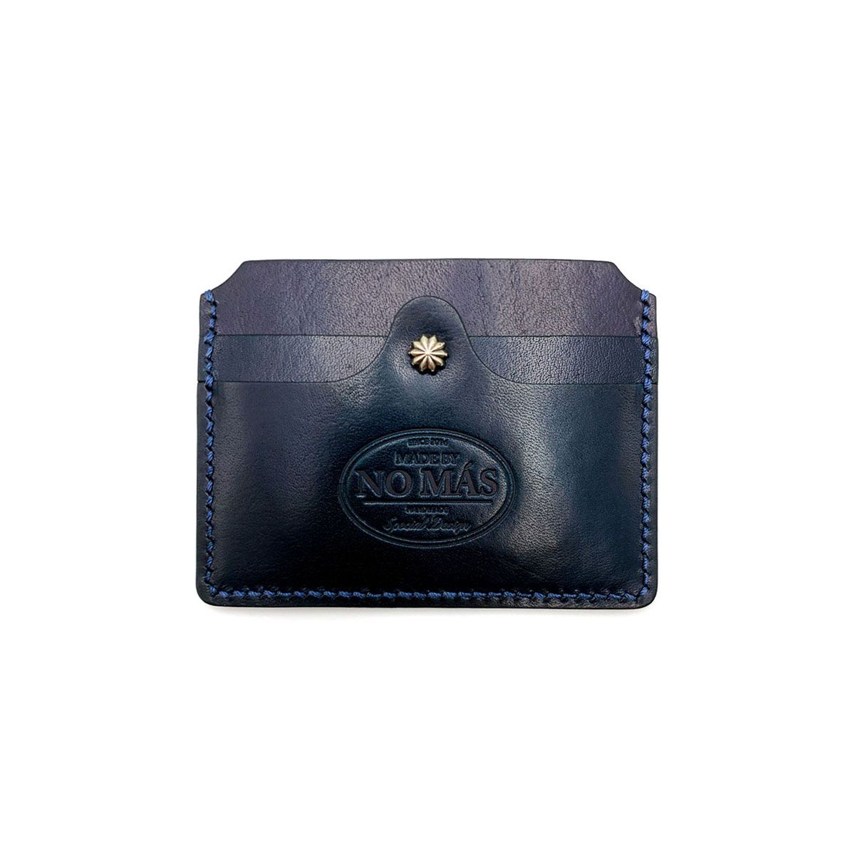 노마스(NO MAS) STUD CARD CASE (DARK NAVY)