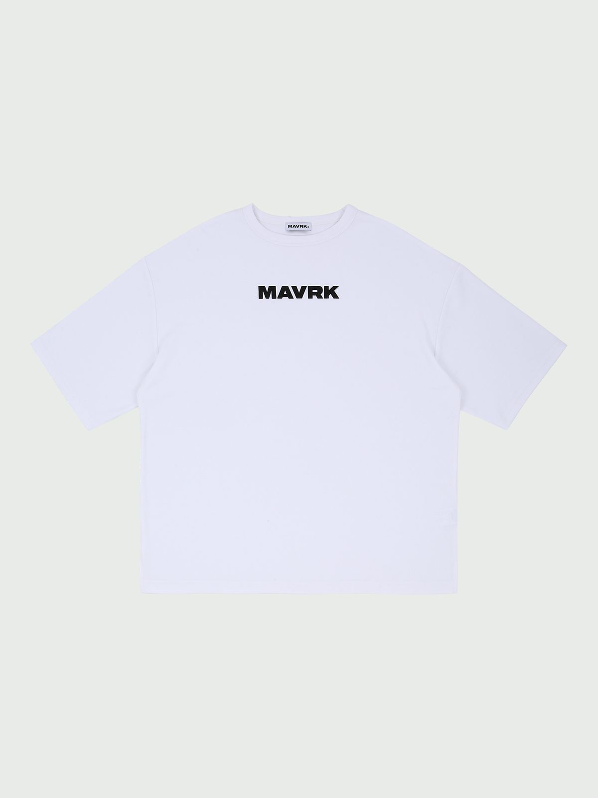 매버릭(MAVRK) 클래시 M-로고 오버핏 티셔츠 [화이트]
