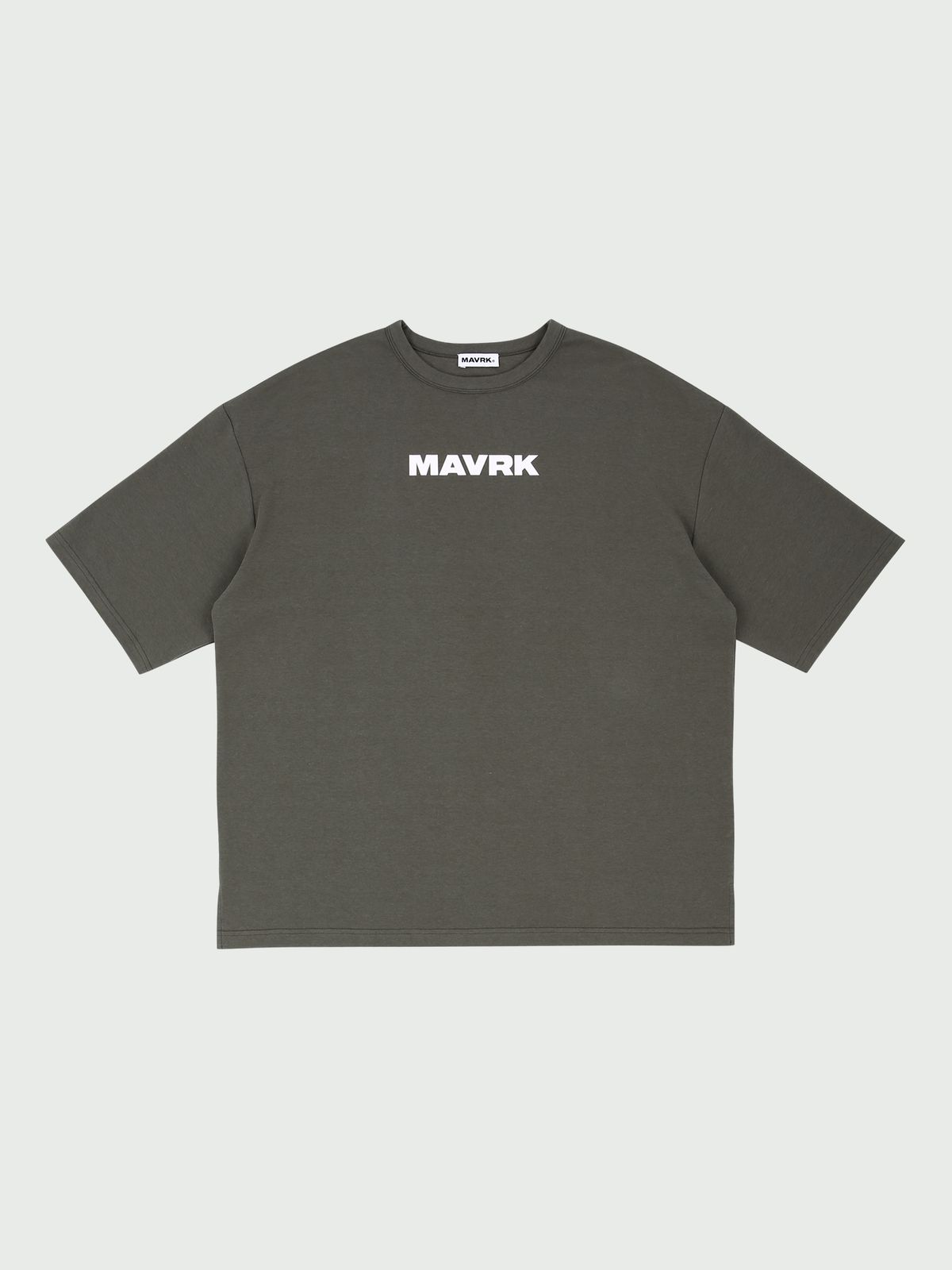 매버릭(MAVRK) 클래시 M-로고 오버핏 티셔츠 [카키]