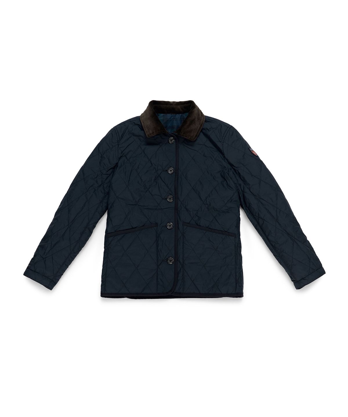 폴로 랄프 로렌 칠드런(POLO RALPH LAUREN CHILDREN) 남아 8-18세 리버시블 플래드 발수 재킷 - 네이비