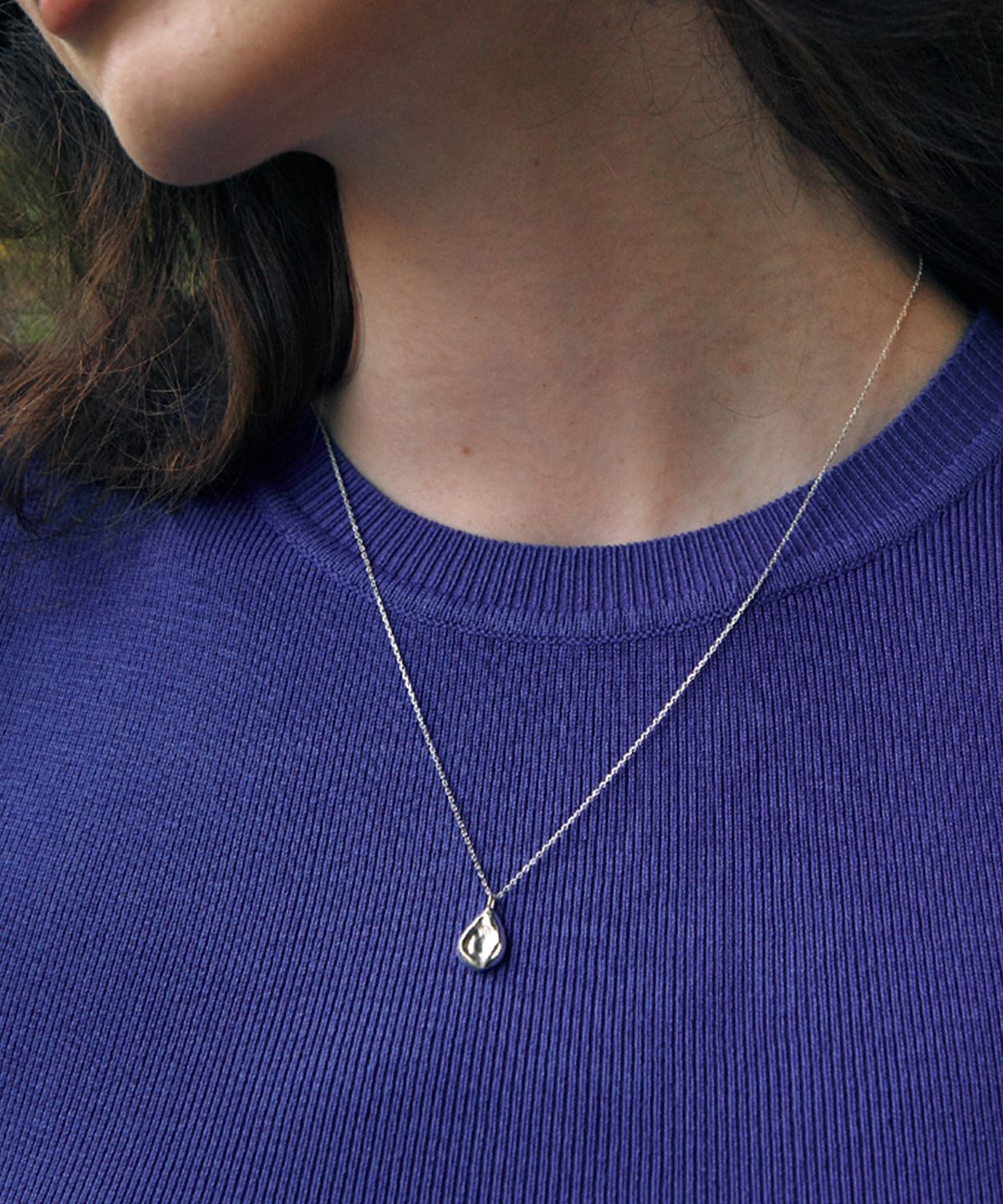 베흐트(VERTE) [925 silver] Un.silver.89 / Avocat necklace (silver)
