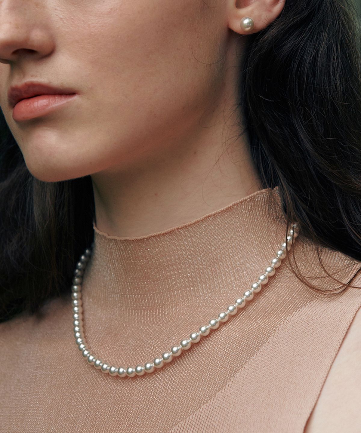 베흐트(VERTE) [925 silver] Un.silver.149 / avec necklace ver.04 (6mm)