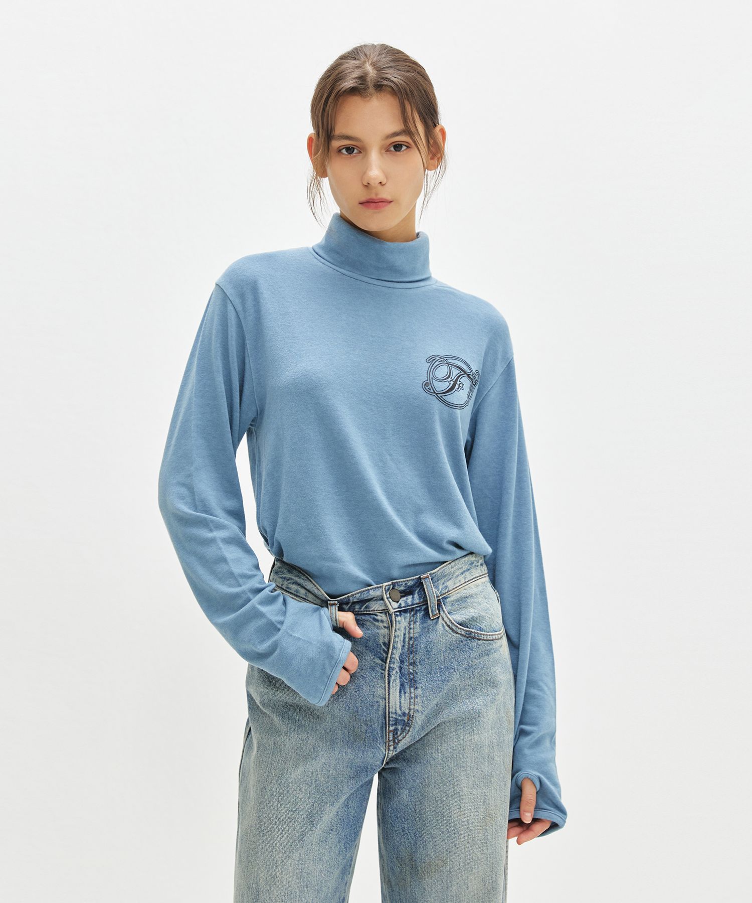 ★送料・関税込★FALLETT★Wool Tencel Turtleneck Long Sleeve MUSINSA | FALLETT Wool Tencel Turtleneck Long Sleeve Blue
