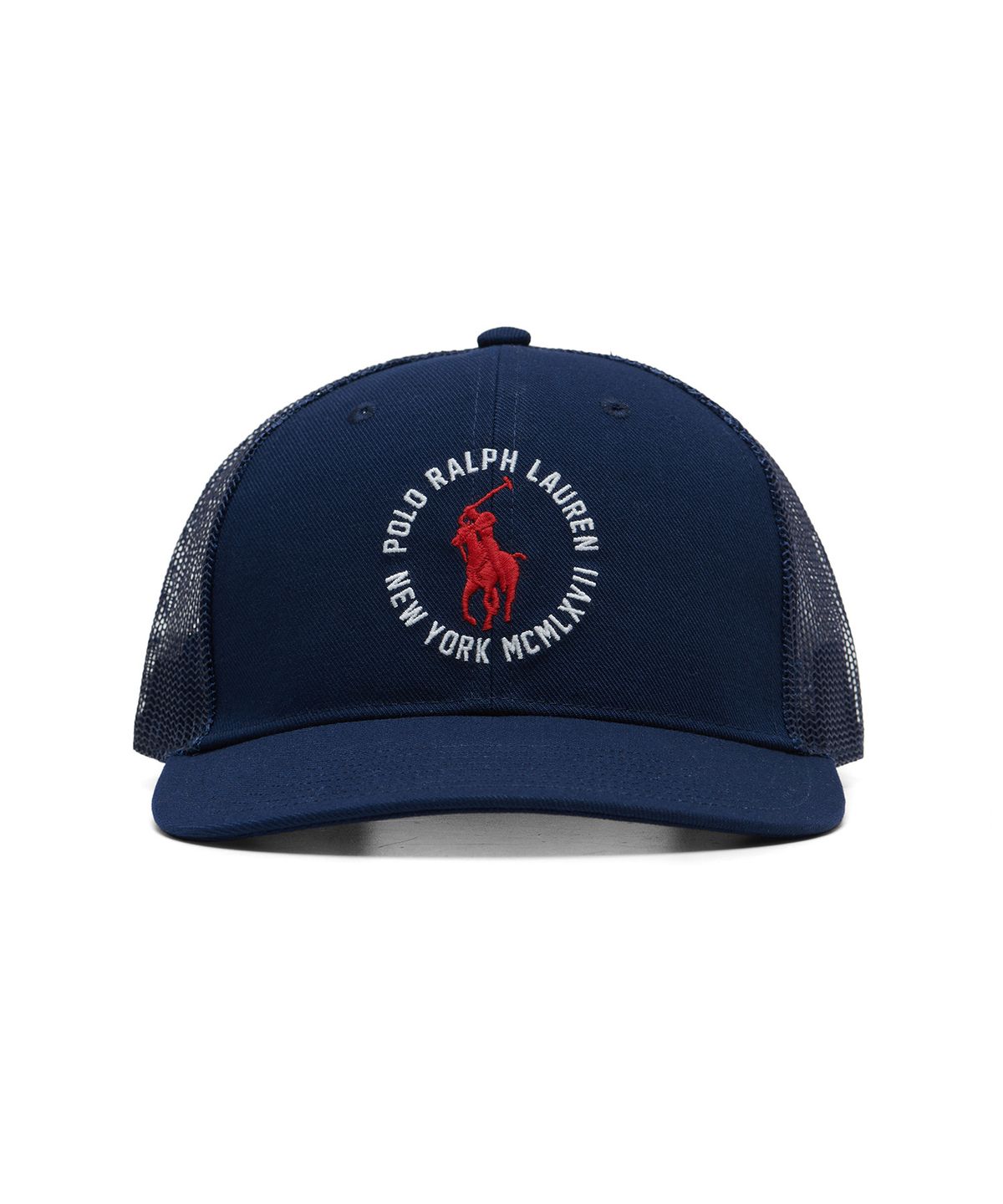 폴로 랄프 로렌(POLO RALPH LAUREN) 트윌 트러커 캡 - 네이비