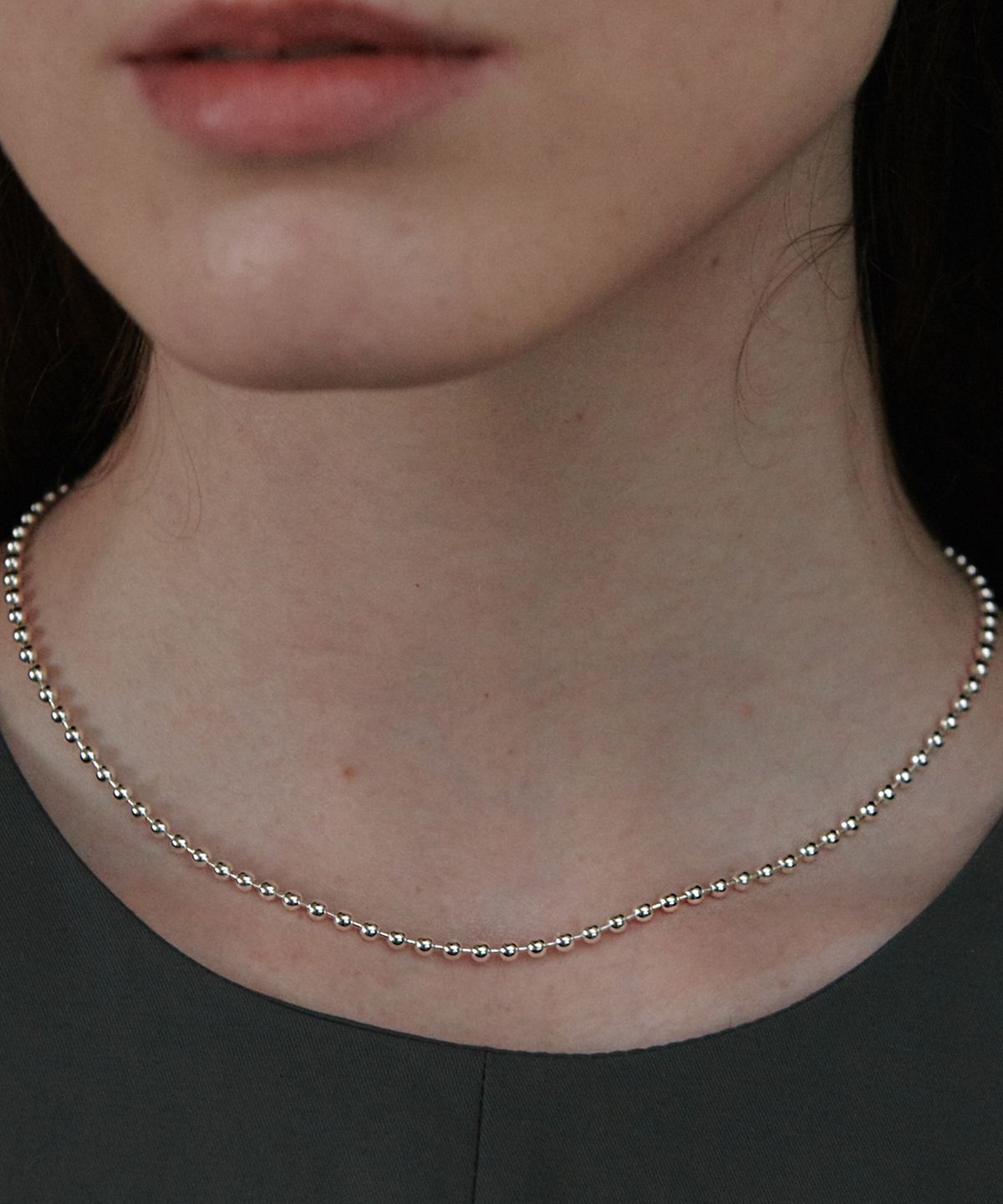베흐트(VERTE) [925 silver] Un.silver.150 / mini corde necklace