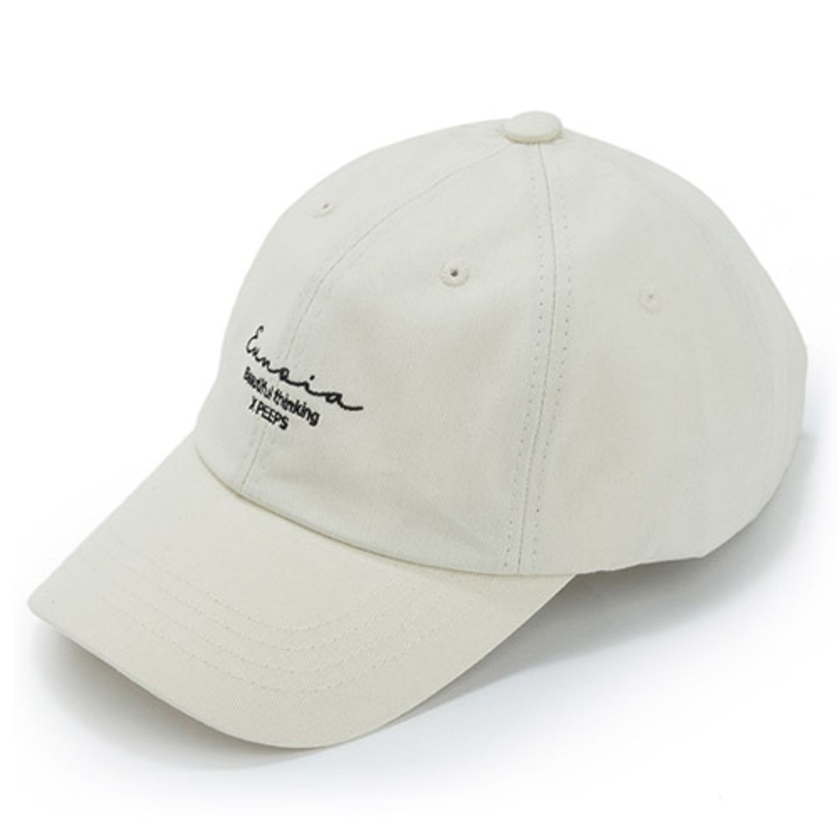 핍스(PEEPS) beautiful thinking ball cap(ivory)