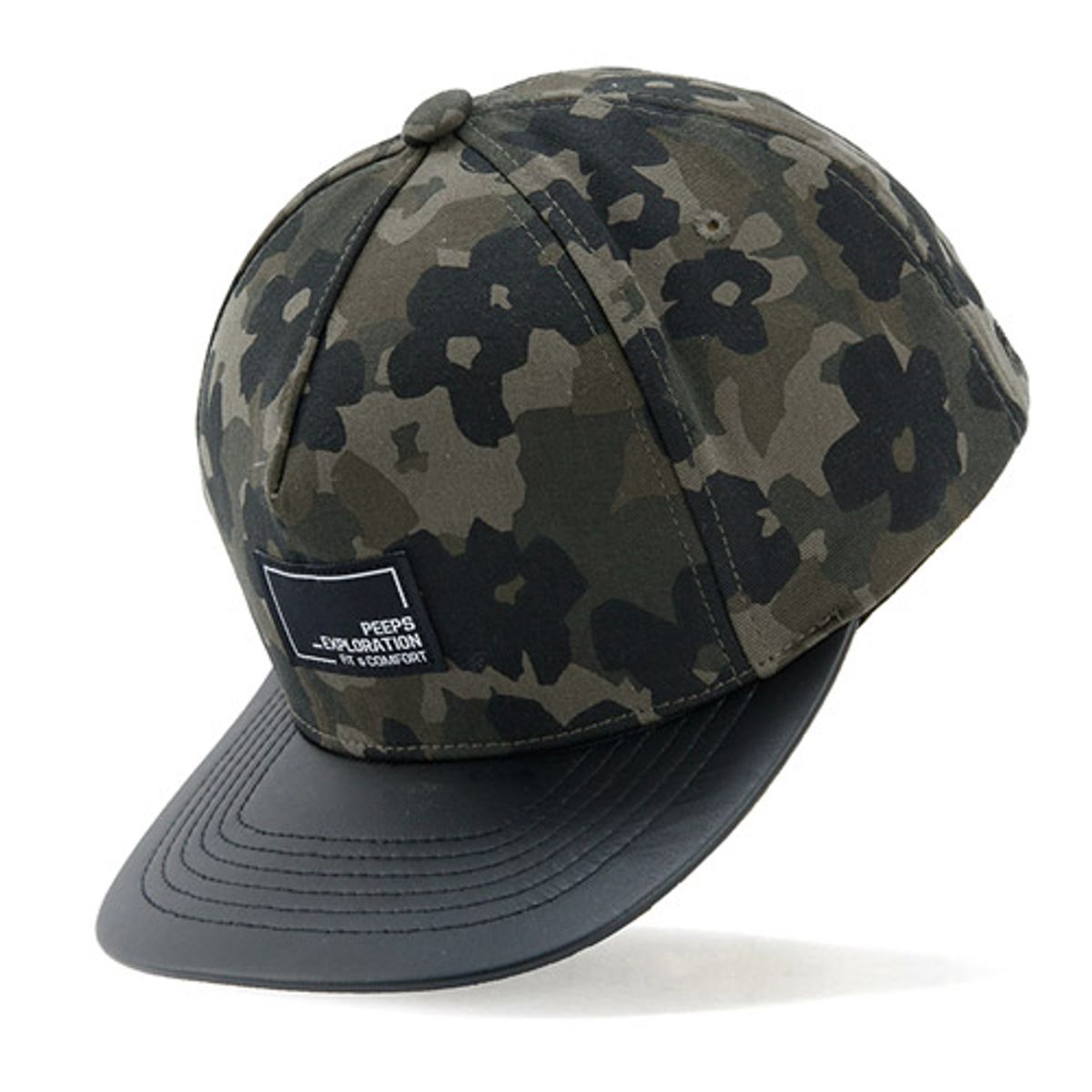 핍스(PEEPS) neo camouflage snapback(khaki)