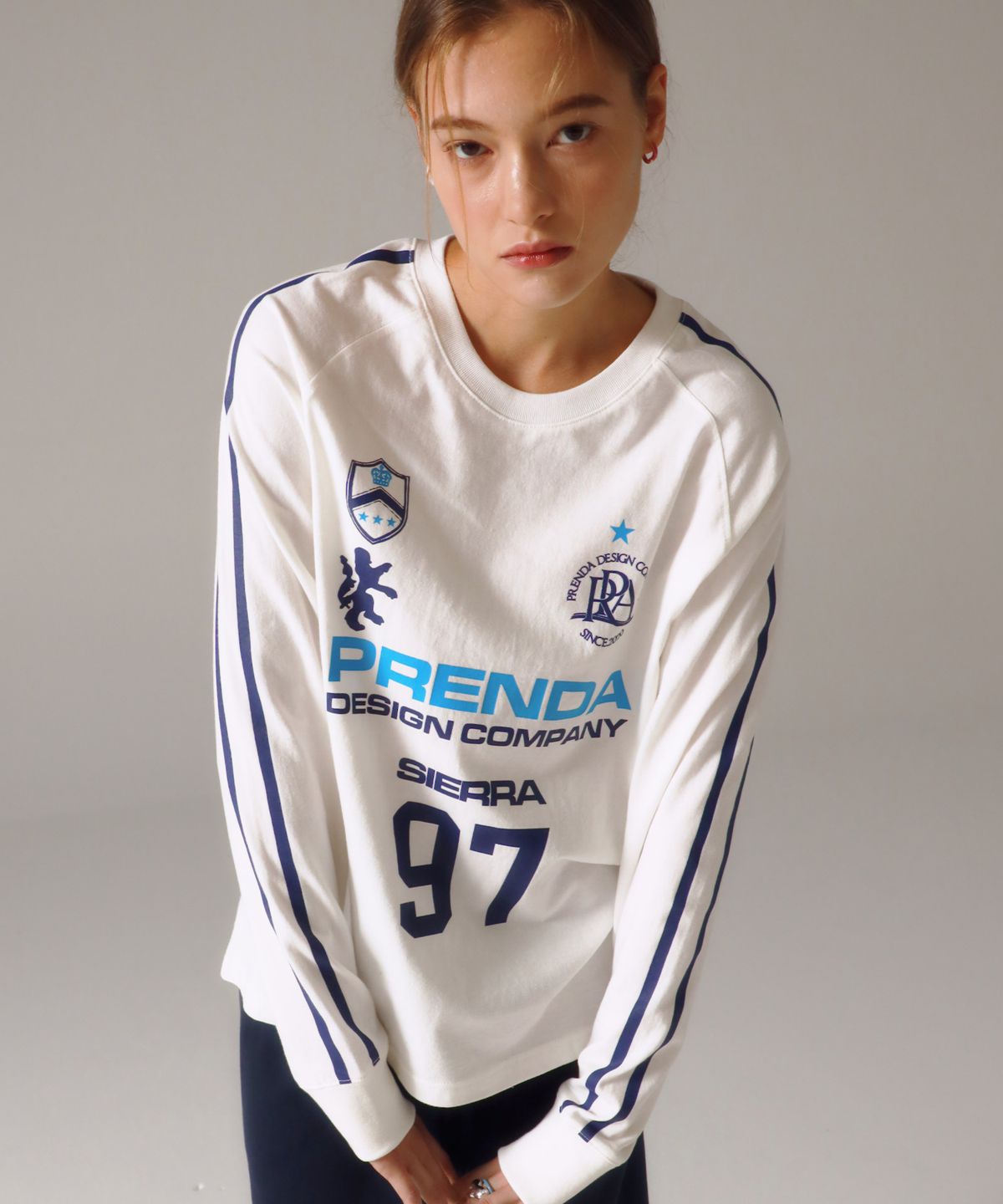프렌다(PRENDA) PDC UNIFORM LONG SLEEVE WHITE