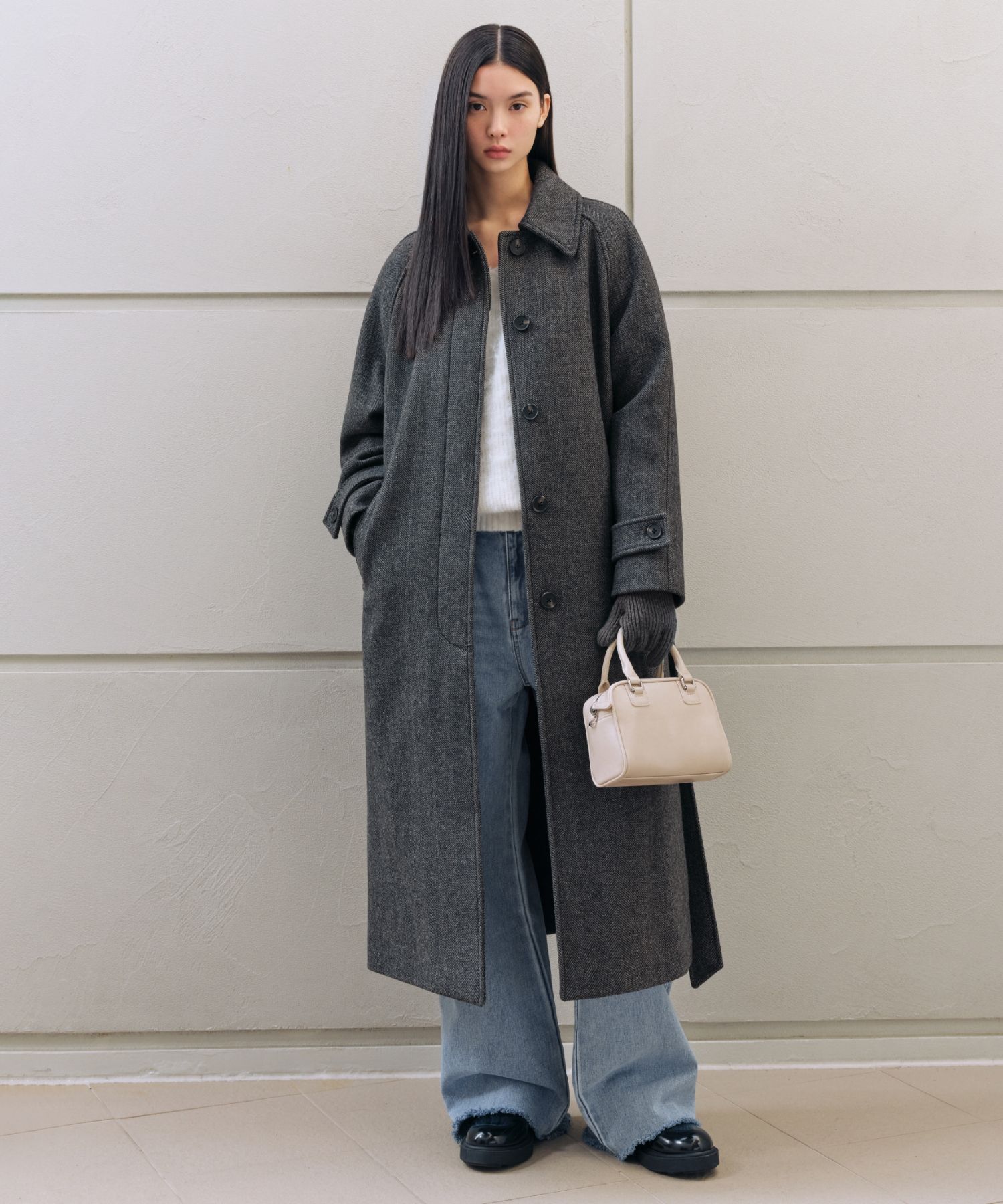 MUSINSA公式 | MUSINSA STANDARD WOMAN ウィメンズヘリンボーンバルマ