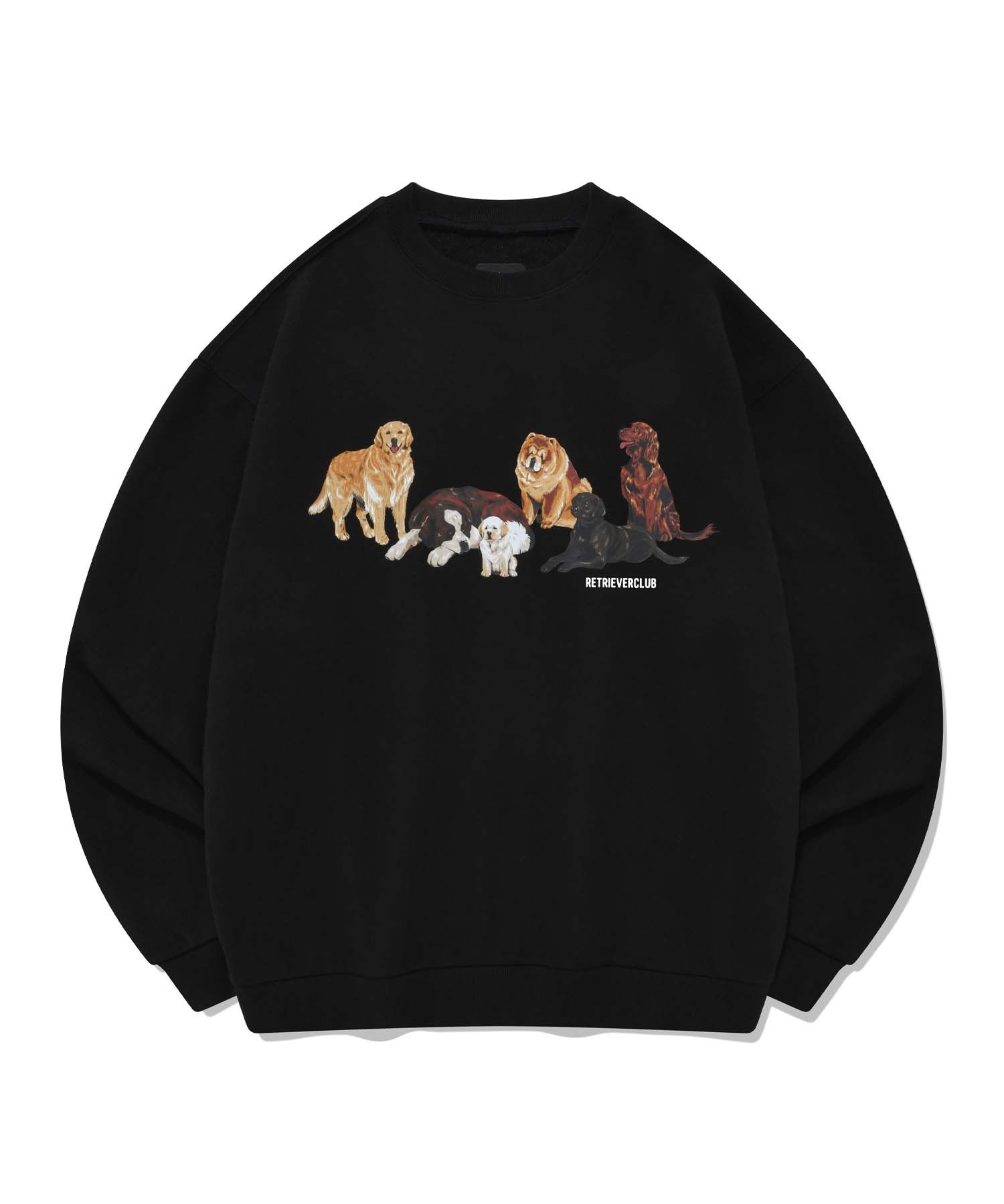 スウェット・トレーナー RETRIEVER CLUB CRACK PUPPY CREWNECK 4FT211 RETRIEVER CLUB CRACK PUPPY CREWNECK 4FT211 (Retriever Club