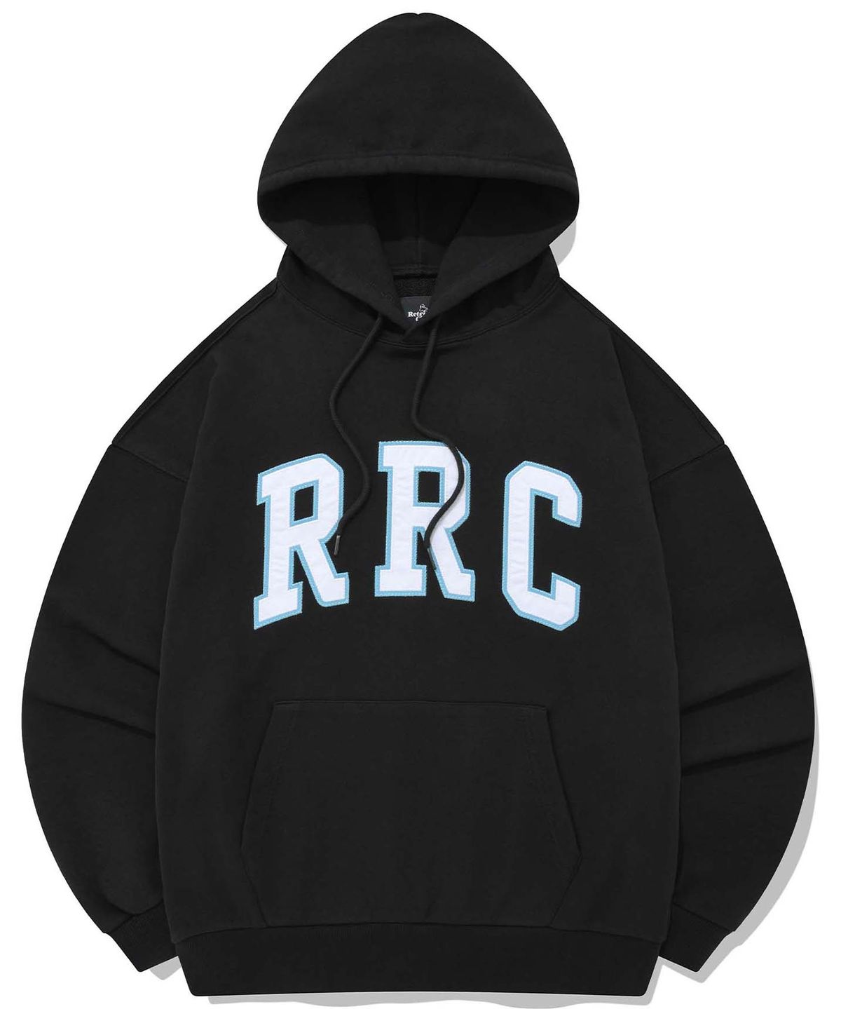 리트리버클럽(RETRIEVER CLUB) RRC ARCH APPLIQUE HOODIE [BLACK]