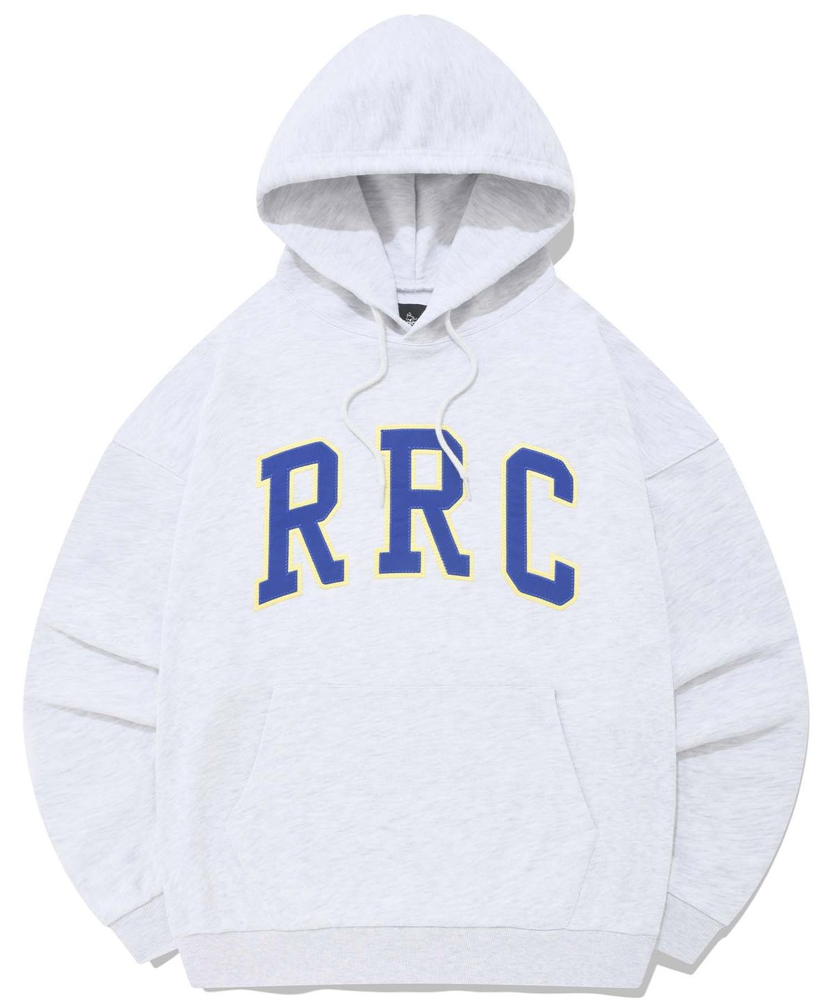 리트리버클럽(RETRIEVER CLUB) RRC ARCH APPLIQUE HOODIE [MELANGE GRAY]
