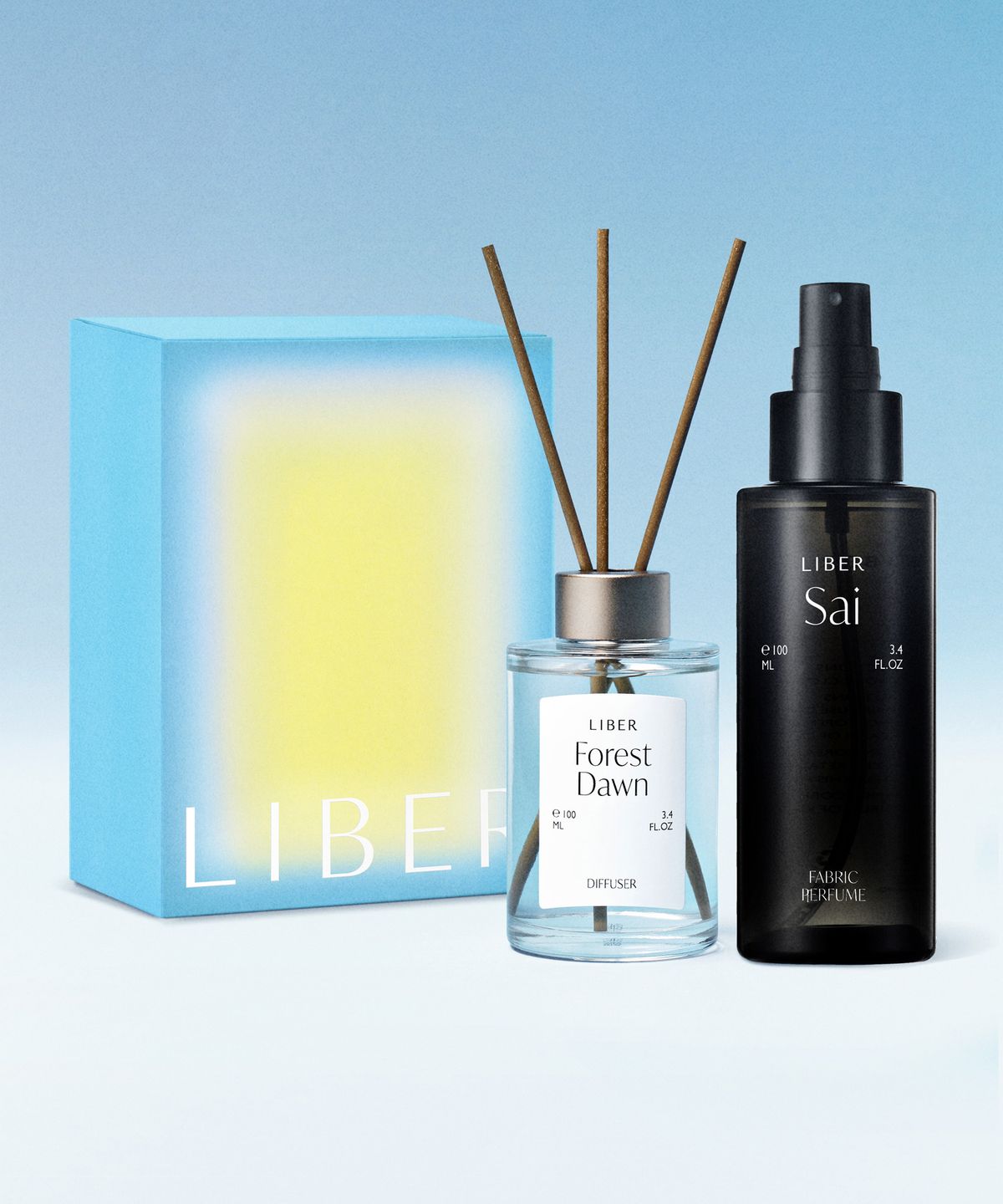 리베르(LIBER) [선물포장] 섬유향수&디퓨저 세트