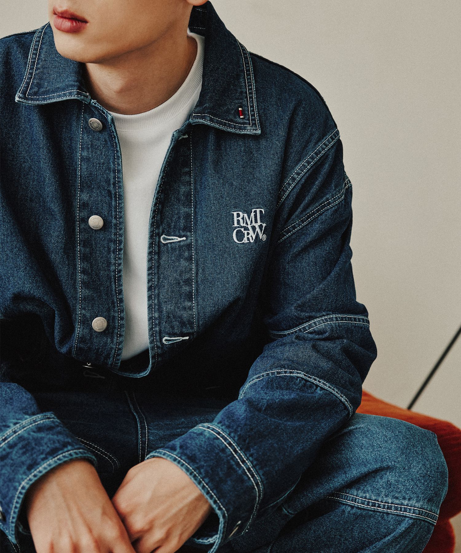 【ROMANTIC CROWN】送料・関税込★WIDE DENIM JACKET ROMANTIC CROWN (ロマンティック クラウン) - WIDE DENIM JACKET