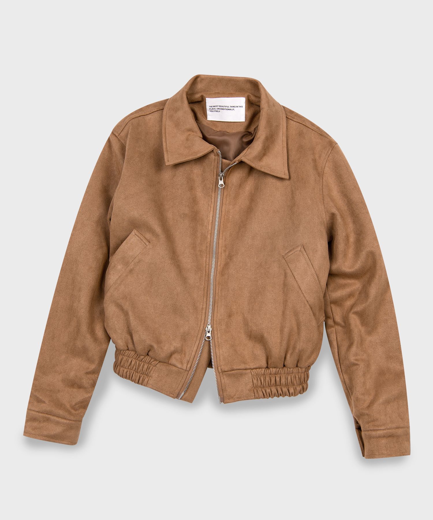 ジャケット [PLACE STUDIO] Vegan 2way Blouson Suede Band Jumper Jacket MUSINSA | PLACE STUDIO Two-way blue jean suede banding