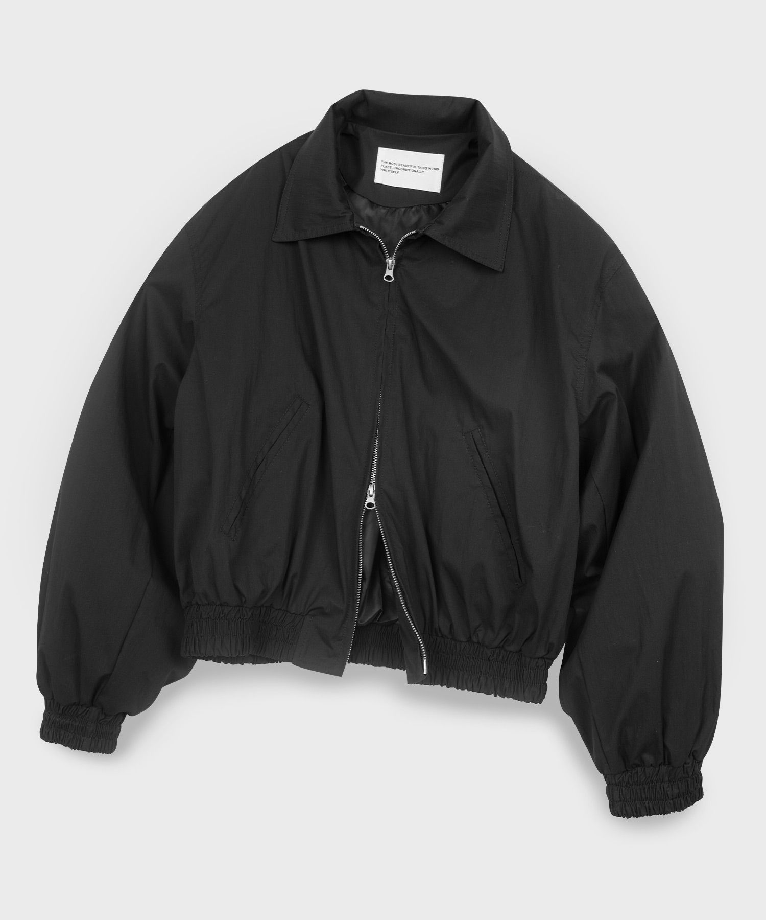 【PlaceStudio】Oversize Utility Cotton Blouson Zip-up Jacket MUSINSA | PLACE STUDIO Oversized Utility Cotton Blouson Zip