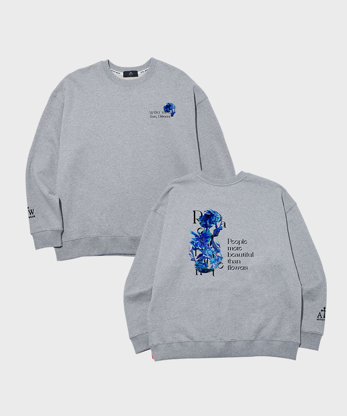 아티스트웨어(ARTISTWEAR) [ATW] 콜드플라워 맨투맨 GY