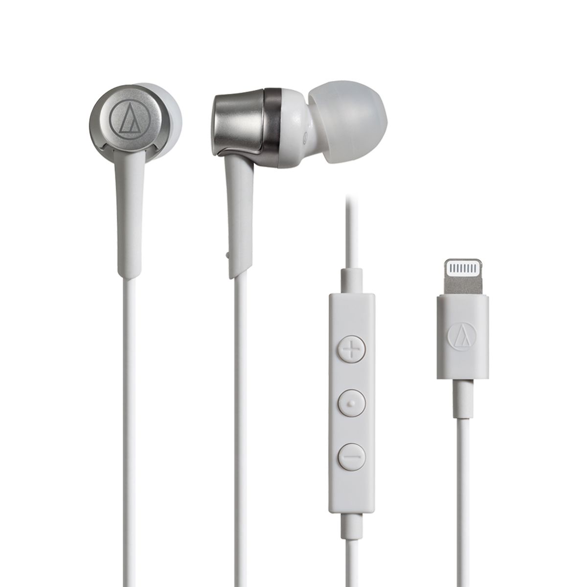 오디오테크니카(AUDIOTECHNICA) 공식수입원 ATH-CKD3Li Φ9.8mm 다이나믹 드라이버 8핀 iOS 전용 고해상도 이어폰