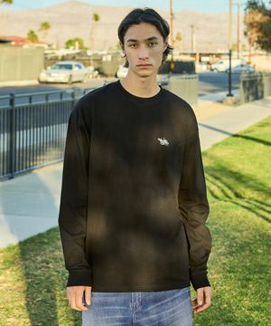 슬램 로고 긴팔 티셔츠 블랙 FLT119