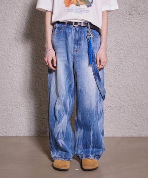 Billowy Gradation Denim - L/BLUE