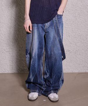 Billowy Gradation Denim - D/BLUE