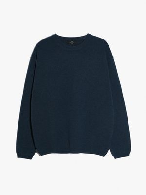 소프트 라운드 니트 인디고