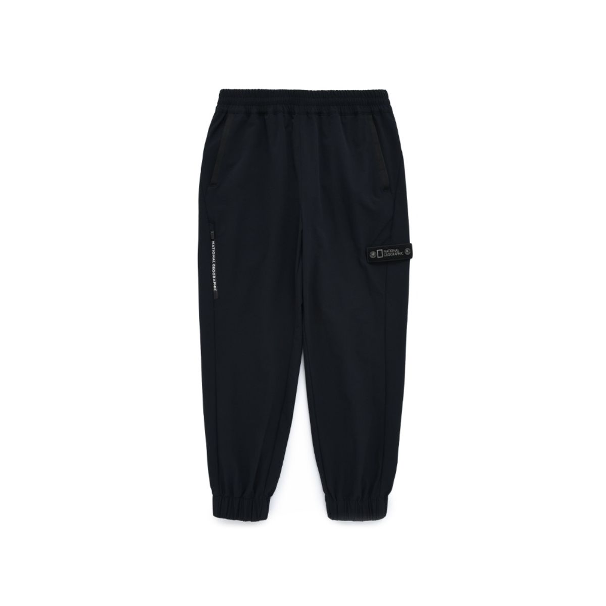 내셔널지오그래픽 키즈(NATIONAL GEOGRAPHIC KIDS) K223UPT810 키즈 우븐 트레이닝 조거 팬츠 CARBON BLACK