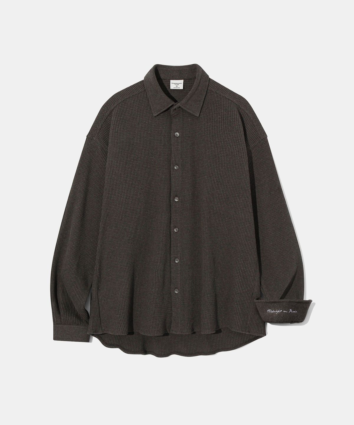 다이아몬드 레이라(DIAMOND LAYLA) Waffle Cotton Shirt S103 Matte Brown