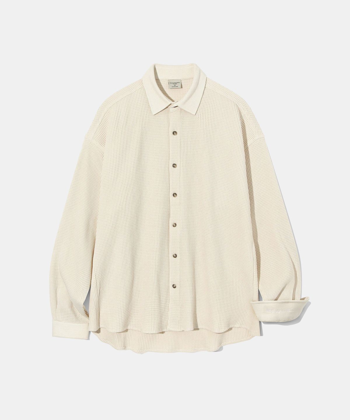 다이아몬드 레이라(DIAMOND LAYLA) Waffle Cotton Shirt S103 Elephant Ivory