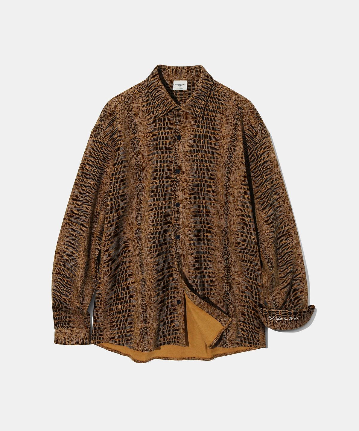 다이아몬드 레이라(DIAMOND LAYLA) Saline Cotton Shirt S102 Cashew Brown