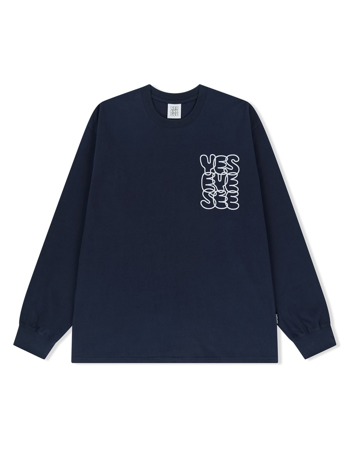 예스아이씨(YESEYESEE) C-Logo L/S Navy