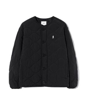 웜업 퀼팅자켓_블랙