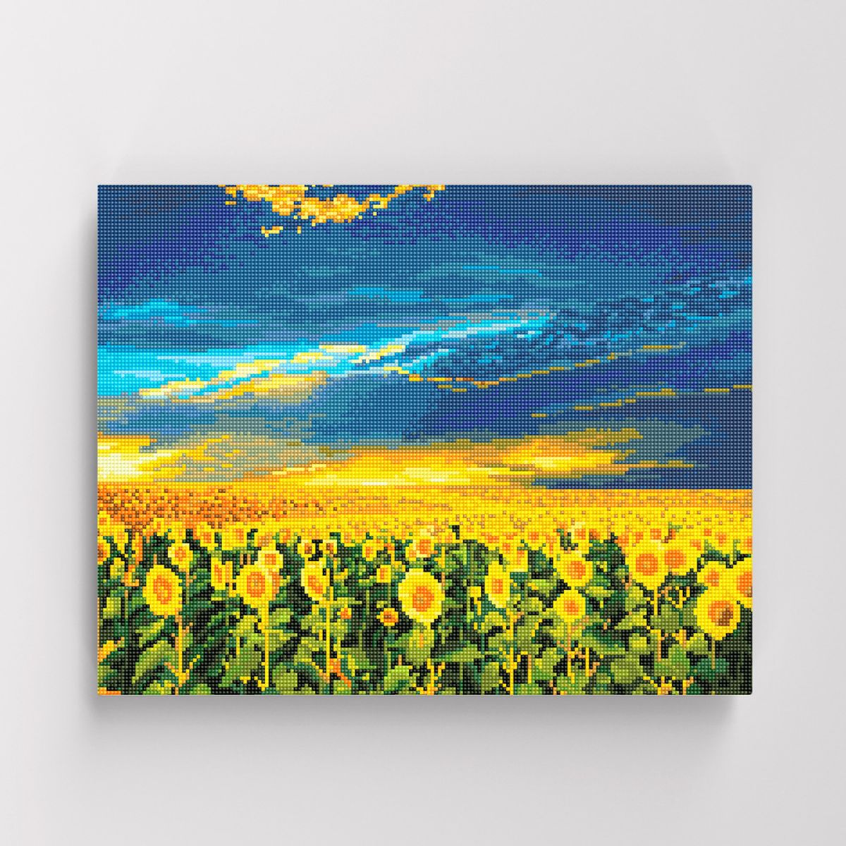아이러브페인팅(ILOVEPAINTING) DIY캔버스형 보석십자수 40x50cm 해바라기 풍경