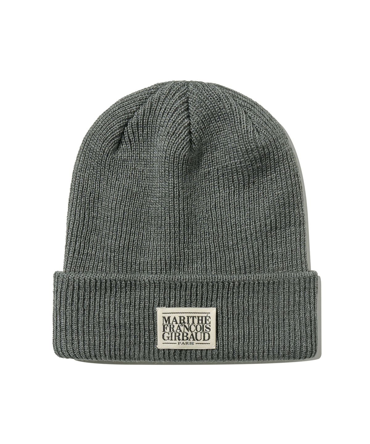마리떼 프랑소와 저버(MARITHÉ + FRANҪOIS GIRBAUD) CLASSIC LOGO BEANIE gray