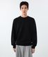 오버사이즈 스웨트셔츠 [블랙]