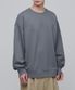 오버사이즈 스웨트셔츠 [그레이]