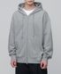 엑스트라 오버사이즈 후디드 스웨트 집업 [미디엄 그레이]