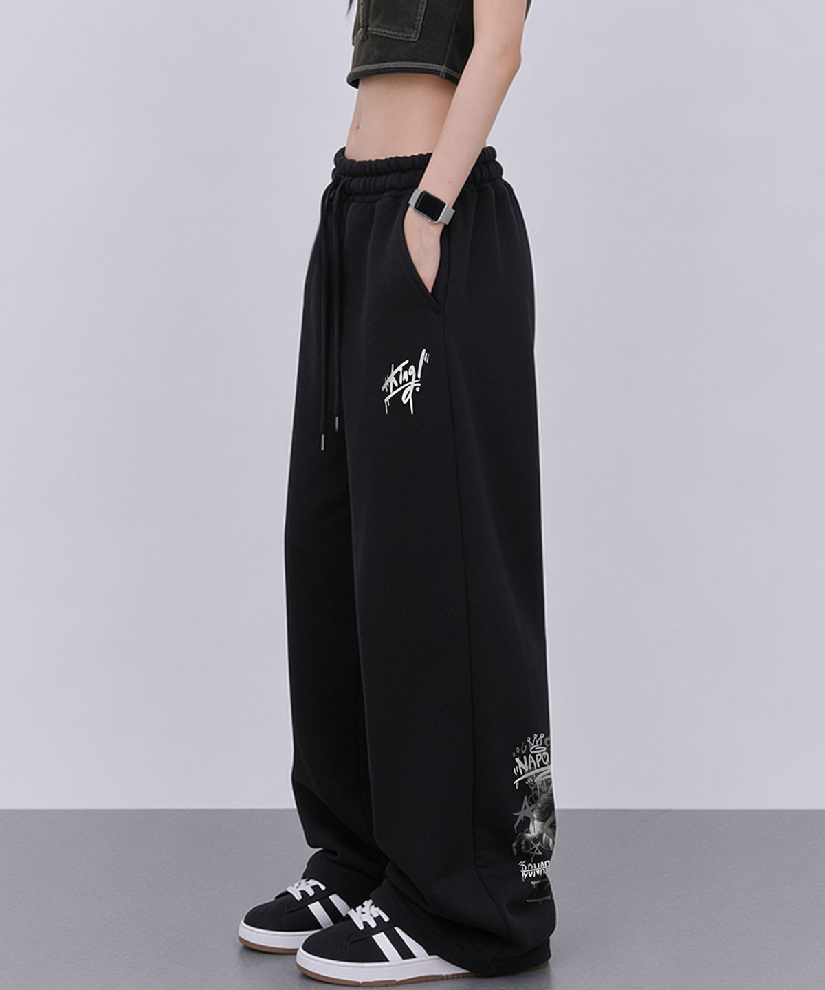 아티스트웨어(ARTISTWEAR) [ATW] 나폴레옹 와이드 밴딩팬츠