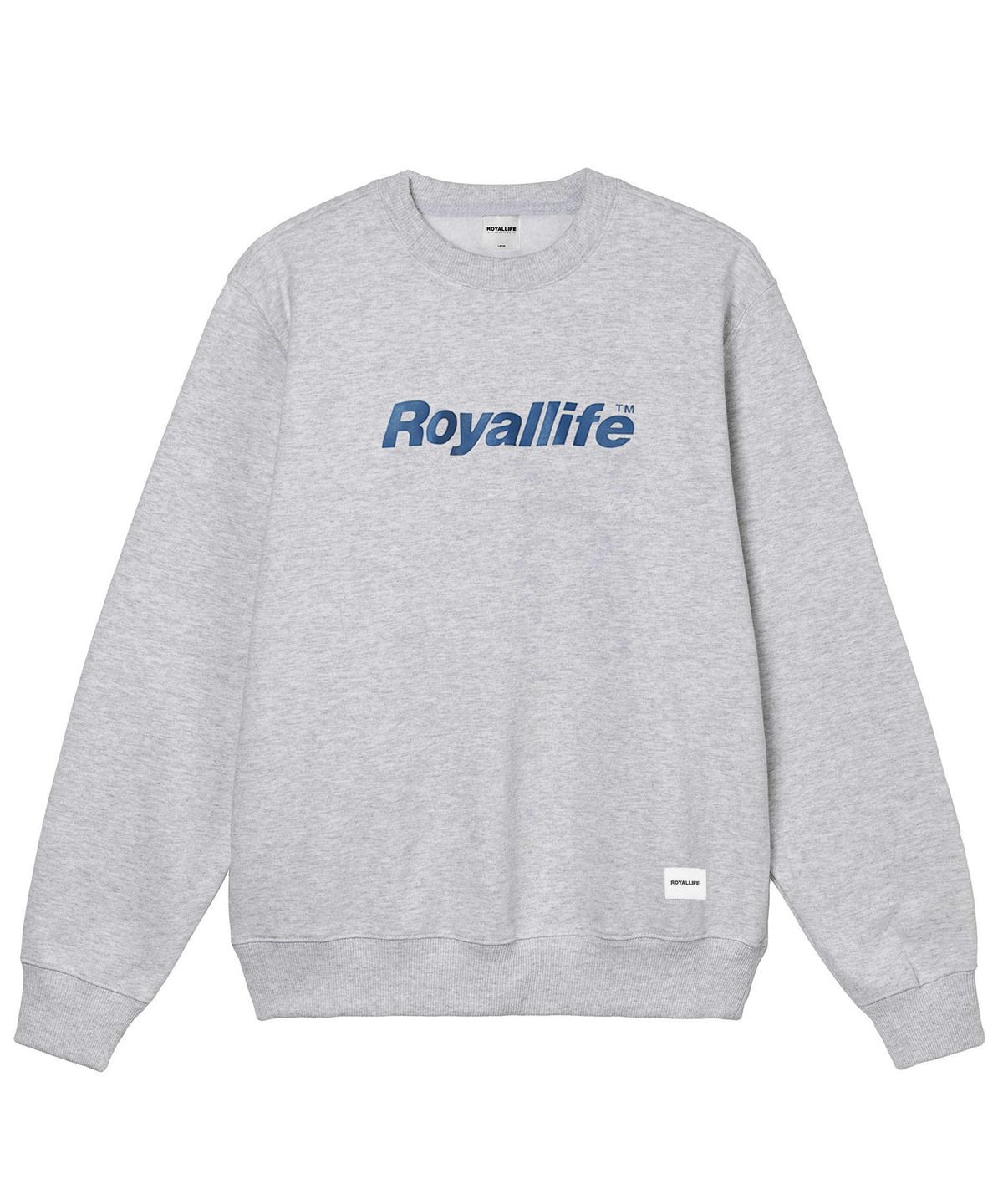 로얄라이프(ROYALLIFE) RLCN500 오리지널 로고 맨투맨 - 그레이