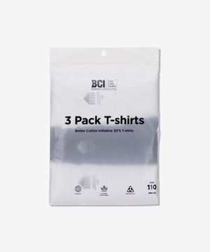 [3PACK] UNI BCI 순면 라운드넥 반팔티셔츠 3팩 LATS0110