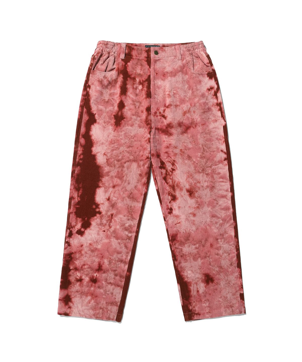 나이스고스트클럽(NICEGHOSTCLUB) BLEACH DYING CORDUROY PANTS_RED(NG2CFUPA12A)