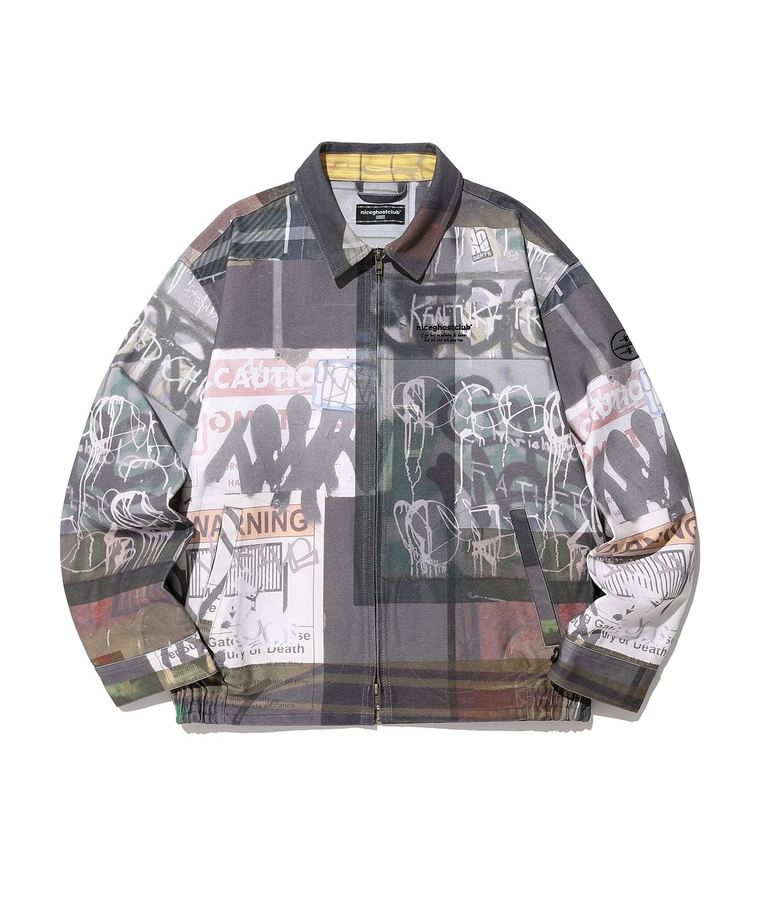 ジャケット [NICEGHOSTCLUB]SYMBOL DIGITAL PRINT ZIP JACKET NIGHT_MULTI SYMBOL DIGITAL PRINT ZIP JACKET NIGHT[MULTI] - niceghostclub
