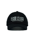 Slogon logo ball cap - black