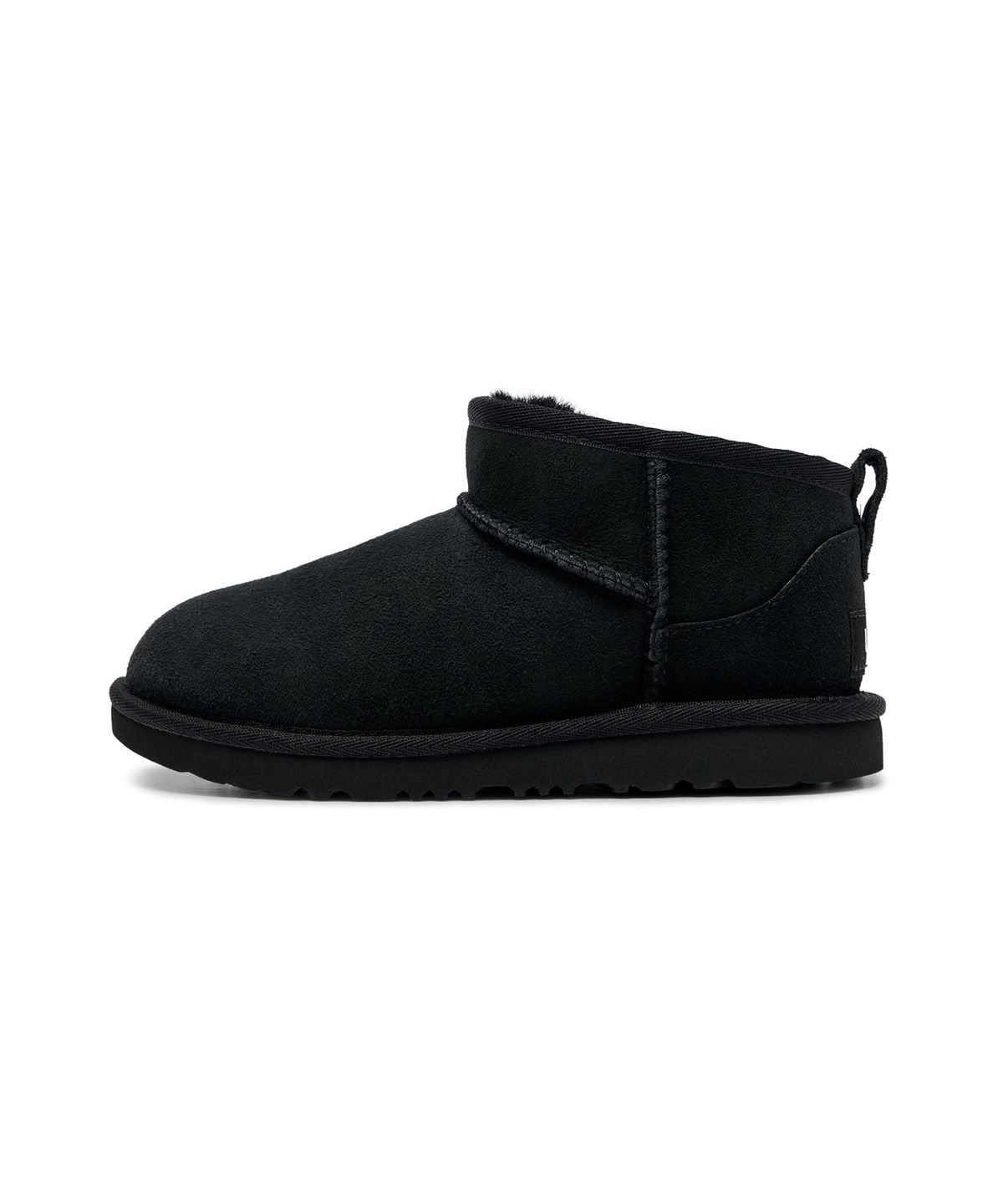 어그 키즈(UGG KIDS) [키즈] 스웨이드 레더 미니 부츠 - 블랙 (클래식 울트라 미니) / 1130750KBLK